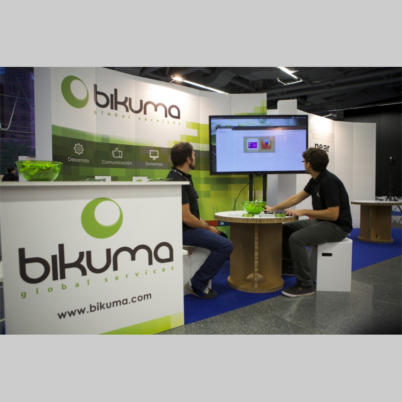 2. 1er dia. Preparando stand